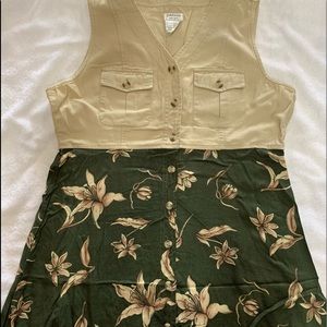 Vintage!! 90’s Solutions New York sleeveless dress